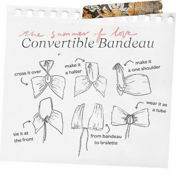 FREE PEOPLE | ✨NEW✨ Summer Love Bandeau Bra in Wine/bord - Picture 5 of 5